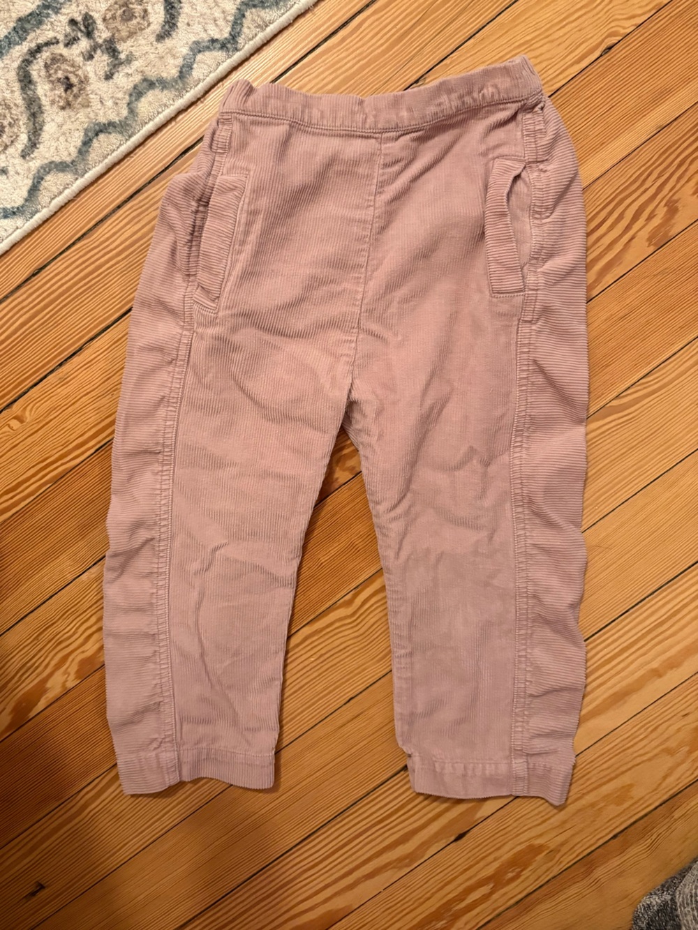 Pehr 3T Girls Mauve Corduroy Pants